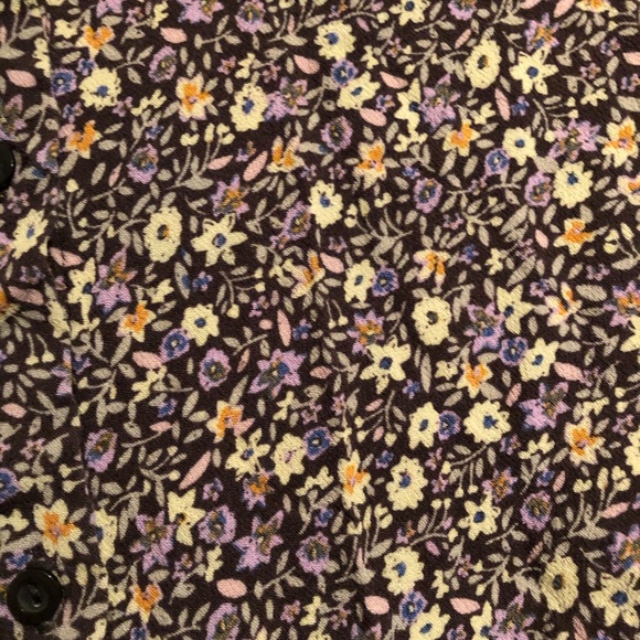 LC Lauren Conrad Long Sleeve Tie Front Shirt XL - Picture 2 of 4